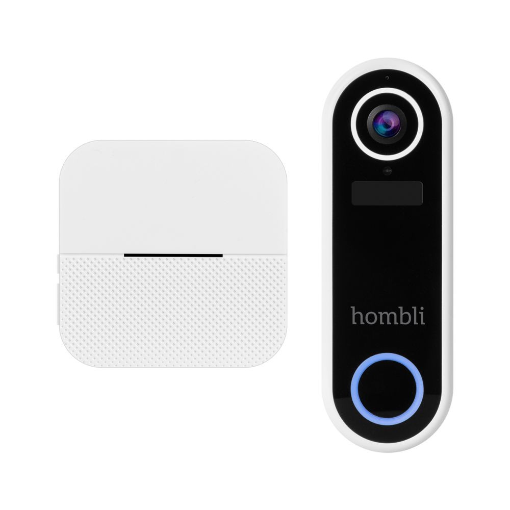Sonnette et visiophone connecté Hombli Smart Doorbell - Sonnette connectée 1080p + Carillon