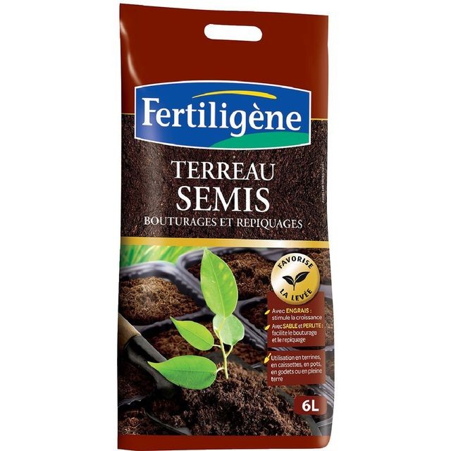 Fertiligene - Terreau semis Fertiligène Sac de 6l Fertiligene  - Fertiligene