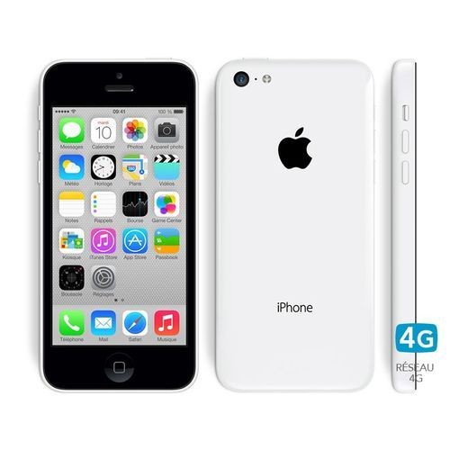 Apple - iPhone 5C 16 Go Blanc Apple   - Occasions Smartphone à moins de 100 euros