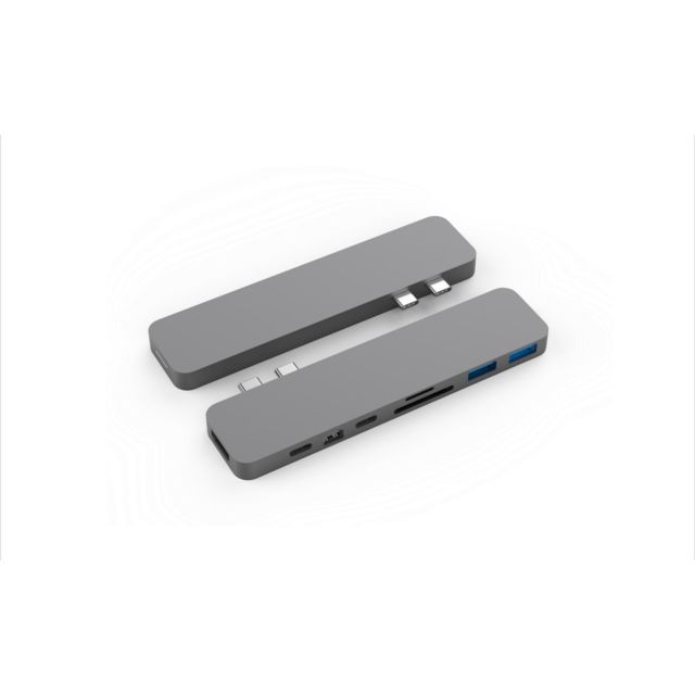 Hyperdrive - PRO Hub USB-C 8 en 1 MacBook Pro Touch Bar - Gris sidéral Hyperdrive   - Station d'accueil PC portable Hyperdrive