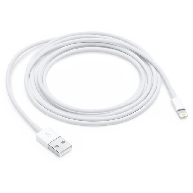 Apple - Câble Lightning vers USB 2 m - MD819ZM/A - Câble et Connectique