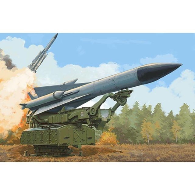 Trumpeter - Maquette Lance Missile Russian 5v28 Of 5p72 Launcher Sam-5 ""gammon"" Trumpeter  - Lance missile