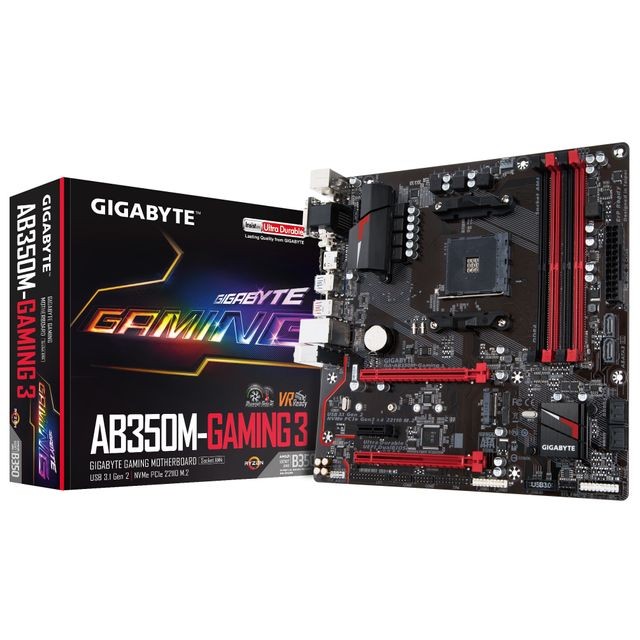 Gigabyte - AMD B350 GAMING - ATX - Carte Mère