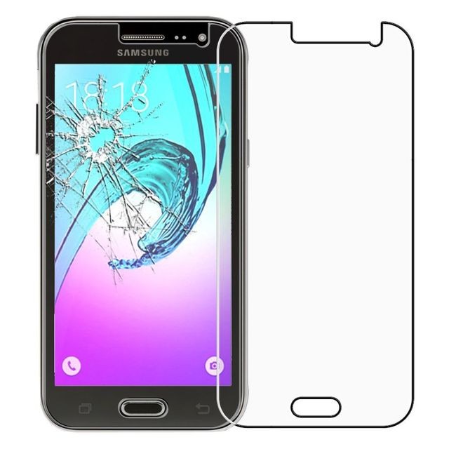 Protection écran smartphone Cabling CABLING® 1 Film Vitre Verre Trempé de protection d'écran pour Samsung Galaxy J3 (2015)