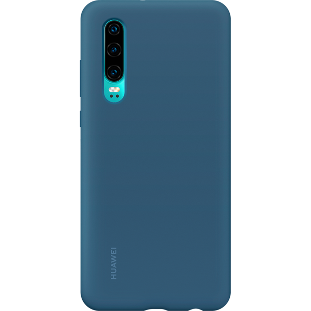 Huawei - Coque Silicone P30 - Bleu Huawei  - Coque, étui smartphone Silicone