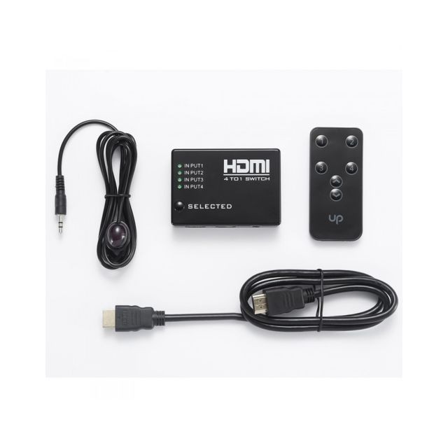 D2 Diffusion - Switch HDMI 4 entrées 1 sortie - D2 Diffusion
