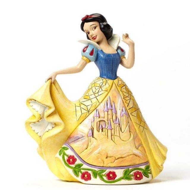Disney - Figurine Blanche Neige en Robe de Bal - Château - Disney Traditions Jim Shore Disney  - Films et séries Disney Montres