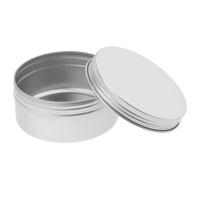 Boîte de rangement Pot cosmétique en aluminium