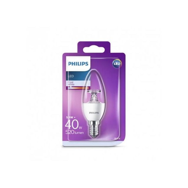 Ampoules LED Philips Ampoule LED E14 5,5W/40W - 520lm - 4000K - Blanc froid