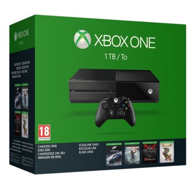 Console Xbox One Microsoft Console Xbox One - 1 To - Noir