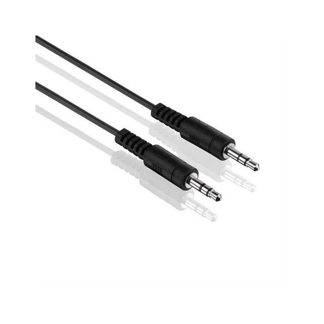 Câble Jack Cabling CABLING® Cable jack stéréo - Noir - 3,5 mm -3,5 mm - Longueur: 5 m