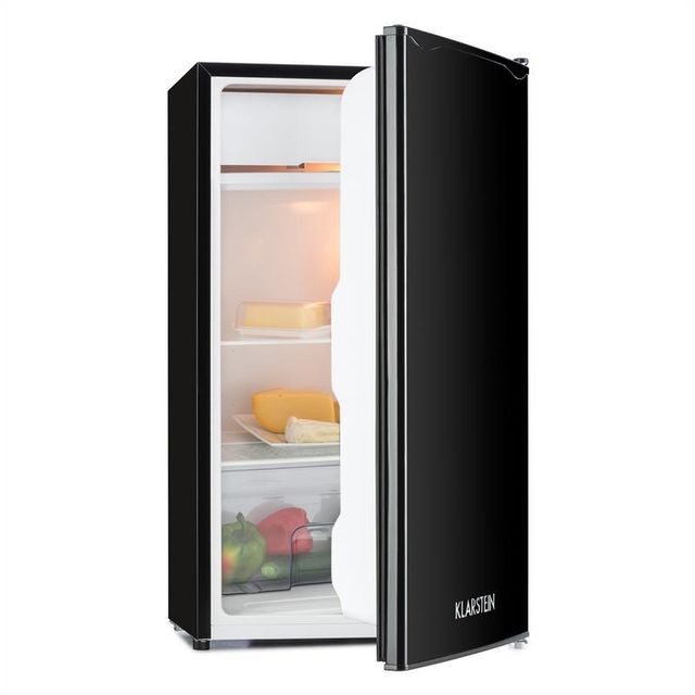 Réfrigérateur Klarstein Réfrigérateur congélateur - Klarstein -  90 litres - 2 zones de refroidissement - Noir