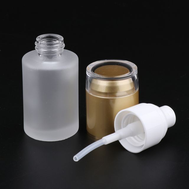 marque generique 5pcs vaporisateur en verre contenant cosmétique rechargeable étanche 30ml doré
