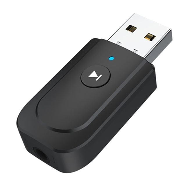 marque generique - Bluetooth 5.0 USB Dongle adaptateur sans fil Bluetooth émetteur récepteur pour ordinateur portable noir - Clé USB Wifi