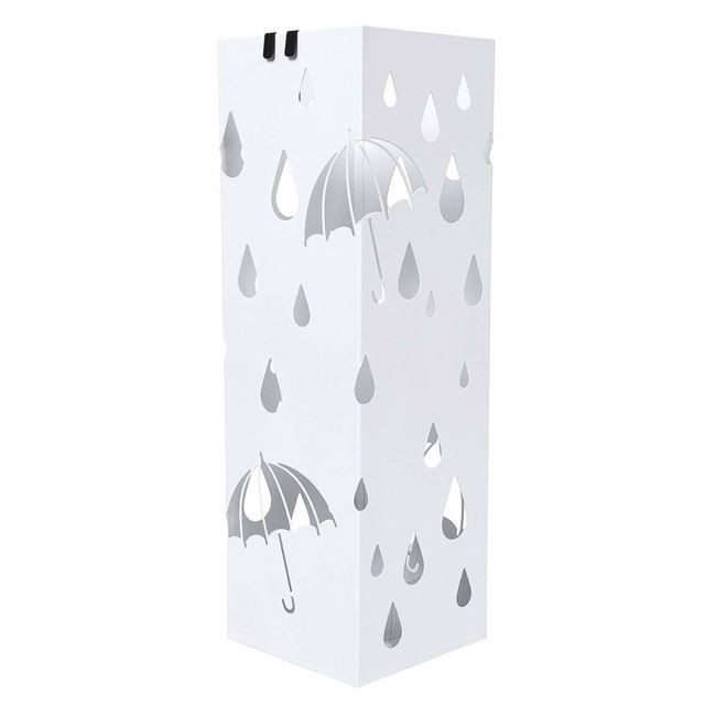 Songmics - SONGMICS Porte-parapluies en métal Rangement des parapluies décoration de Salon Bureau LUC49W Songmics  - Porte parapluie