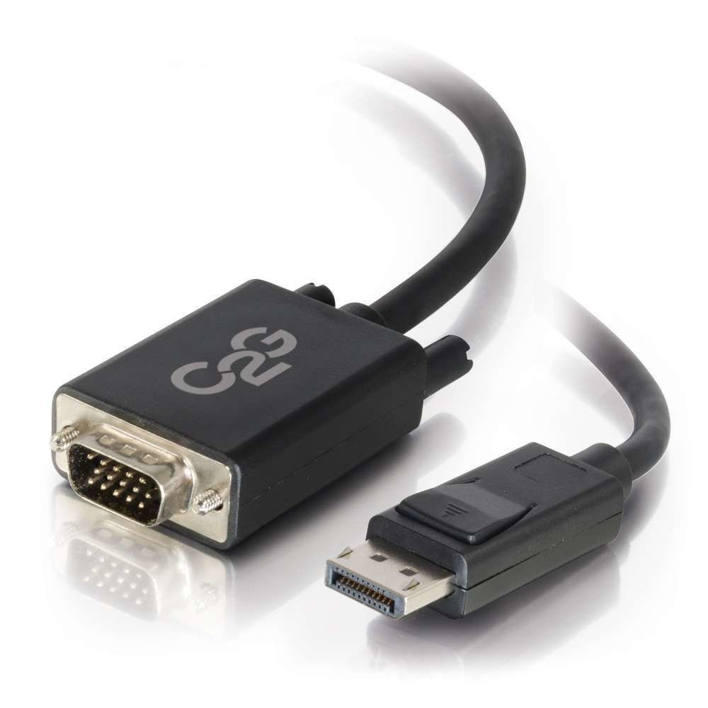 Cables To Go C2G 84331 câble vidéo et adaptateur 1 m DisplayPort VGA (D-Sub) Noir