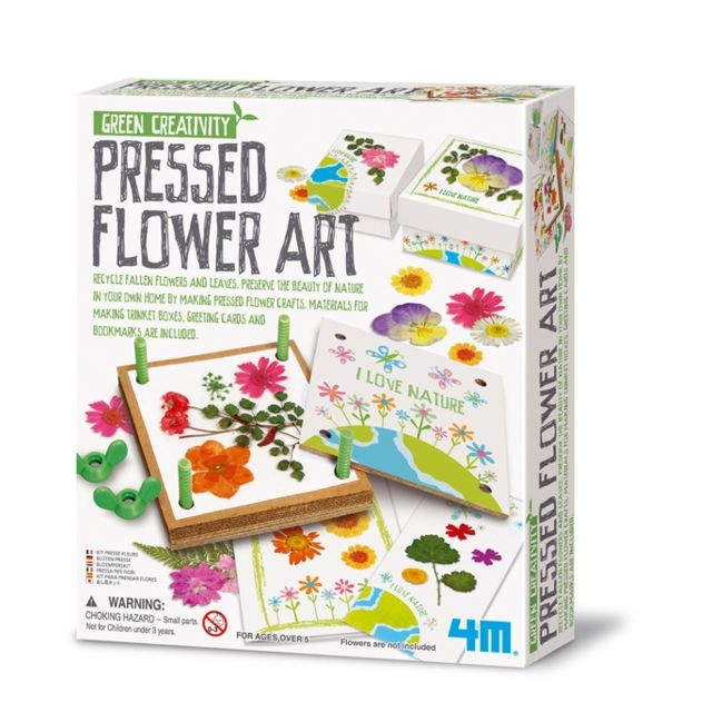 Dessin et peinture 4M Kit DAM/4M pour enfant Fleurs pressées - 4M