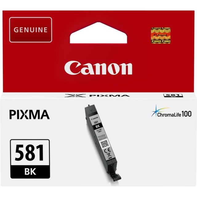 Canon - CLI 581 BK - Cartouche Noire Canon  - Cartouche, Toner et Papier Canon