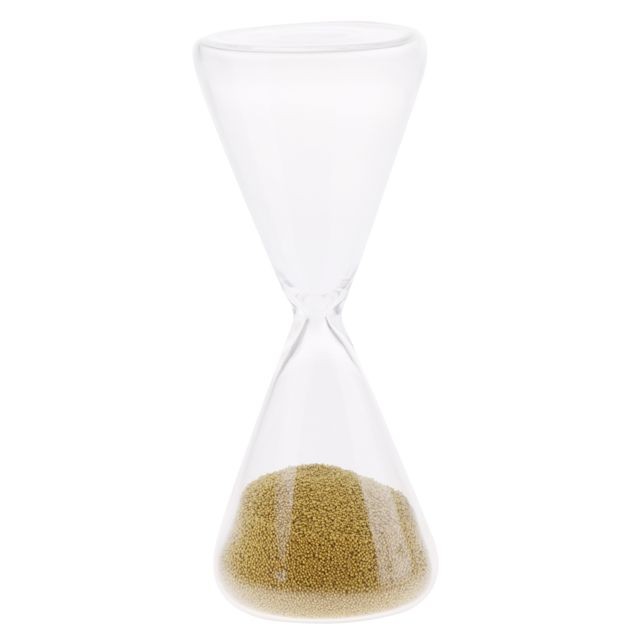 marque generique - Minuterie de sable de verre de sable de 30 secondes avec les accessoires de jeux de sable de sable d'or un marque generique  - Sablier
