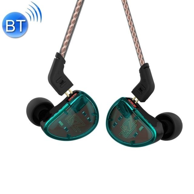 Wewoo - Ecouteurs Écouteur intra-auriculaire Bluetooth HiFi avec fer, dix unités, sans microphone (Cyan) - Ecouteurs intra-auriculaires Wewoo