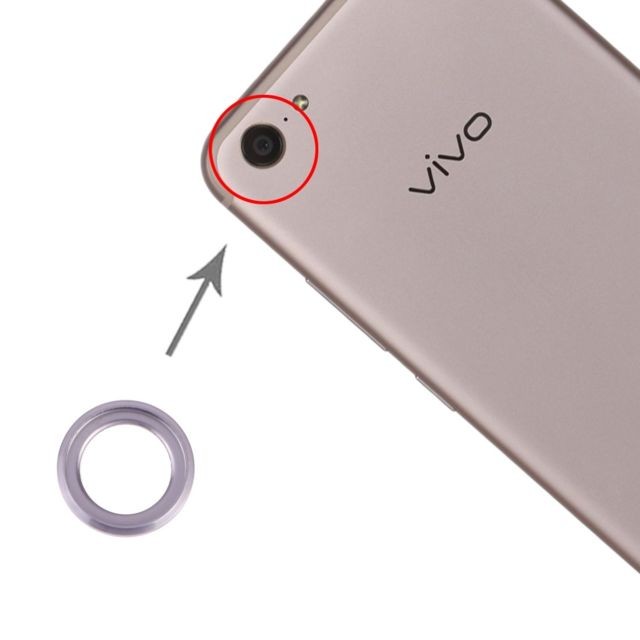 Wewoo - Pièce détachée Cache-objectif de l'appareil photo pour Vivo X9 Argent Wewoo  - Autres accessoires smartphone