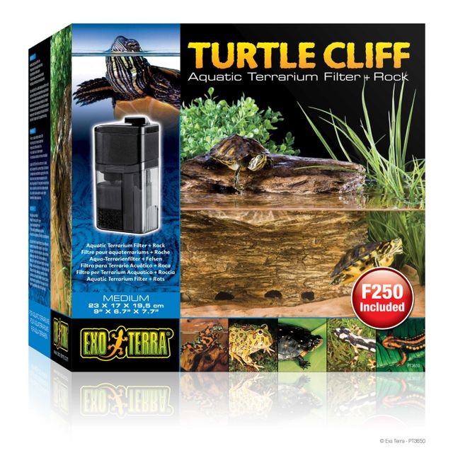 Accessoires de terrarium Exoterra Turtle Cliff : Filtre Terrasse pour Tortue Taille M