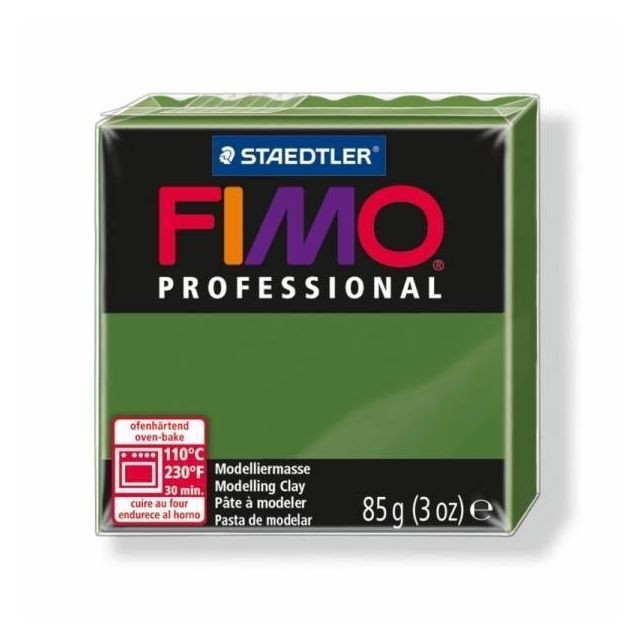 Fimo - Pâte Fimo 85 g Professional Vert olive 8004.57 - Fimo Fimo  - Fimo