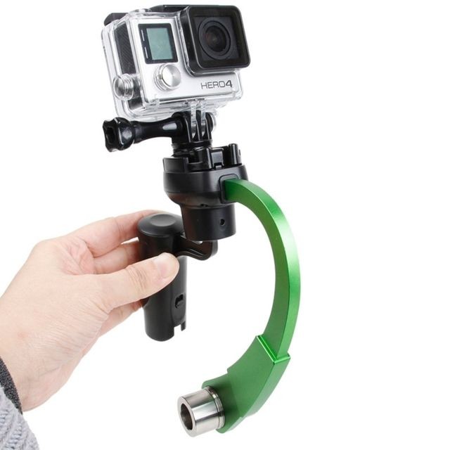 Wewoo - Stabilisateur vert pour GoPro HERO4 / 3 + / 3 spécial Bow Type Balancer Selfie Bâton Monopode Mini Trépied Wewoo  - Caméra d'action