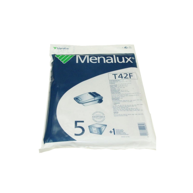 Menalux - SACHET DE SACS TORNADO POUR PETIT ELECTROMENAGER   MENALUX - T42F Menalux  - Aspirateur, nettoyeur Menalux