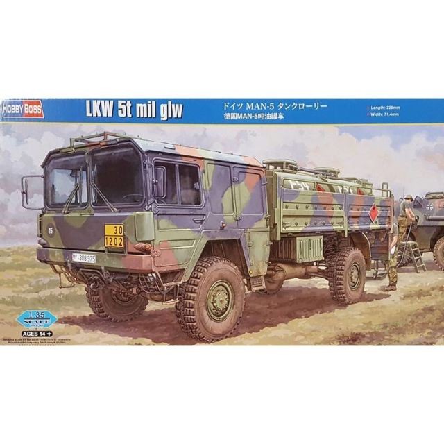Hobby Boss - Maquette Camion Lkw 5t Mil Glw Hobby Boss  - Camions Hobby Boss