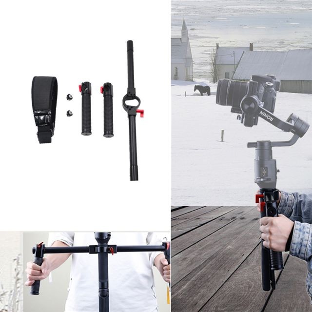 Generic - Réglable double poignée Grip Handheld Kit Grip pour DJI Ronin-SC Gimbal stabilisateur - Accessoires drone connecté