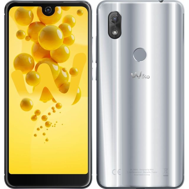 Wiko - View 2 - Argent - Smartphone Android Wiko