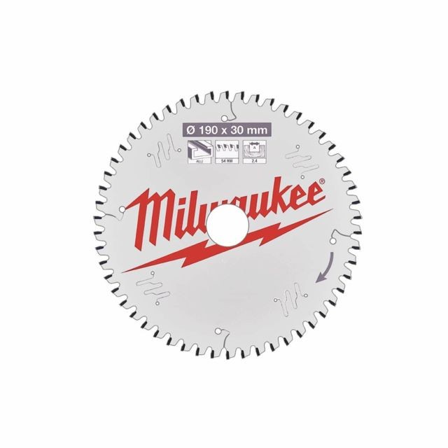 Milwaukee - Lame scie Universel MILWAUKEE 54 dents 2.4x190mm 4932471303 - Milwaukee
