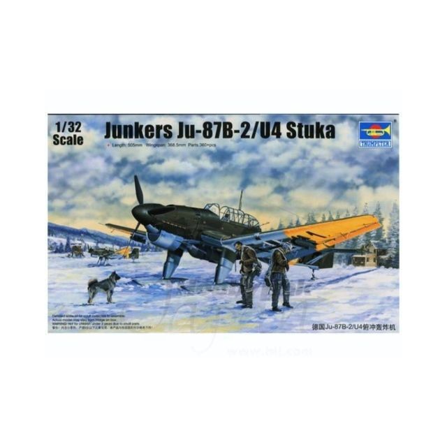 Trumpeter - Maquette Avion Junkers Ju-87b-2/u4 Stuka Trumpeter  - Jeux & Jouets Trumpeter