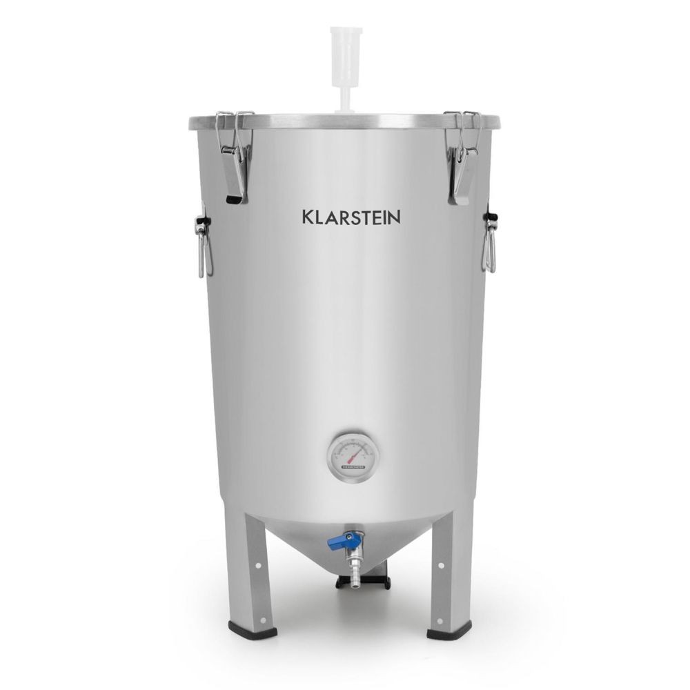 Klarstein Klarstein Gärkeller Cuve de fermentation 30L pour brassage de bière maison - robinet de vidange , barboteur & thermomètr