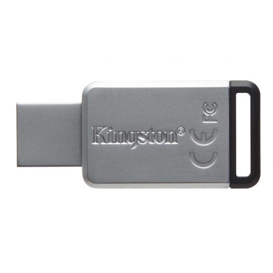 Kingston Clé USB 3.0 128Go Kingston DataTraveler 50 (Metal/Noir) - DT50/128GB