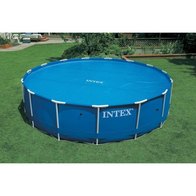 Intex - Bâche à bulles pour piscine ronde tubulaire - Diam. 549 cm - Bâche de piscine Intex