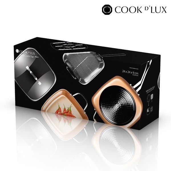 marque generique Poêle en Céramique avec Accessoires Multi·Cook D'Lux