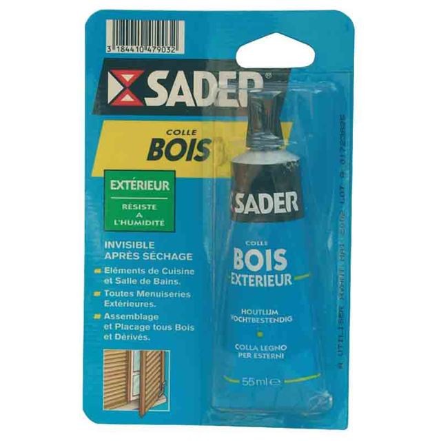 Sader - SADER - Colle à bois milieu humide 55 ml - Sader