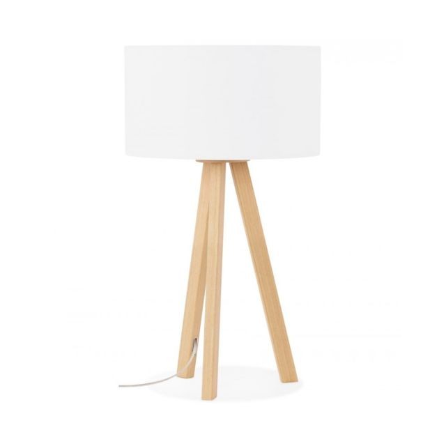 Kokoon Design Lampe de table TRIVET WHITE 36x36x64 cm