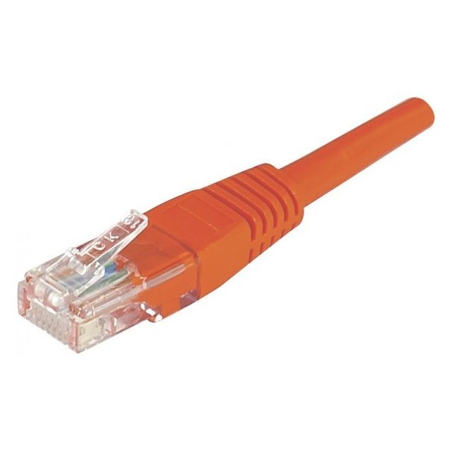 Abi Diffusion - Cordon RJ45 catégorie 5e U/UTP rouge - 0,5 m Abi Diffusion  - Câble et Connectique