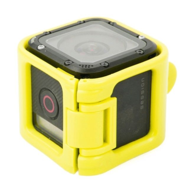 Caméras Sportives Wewoo Cadre de protection jaune pour session GoPro HERO5 / session HERO4 / session HERO Support de à profil bas