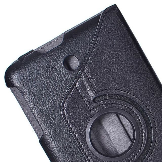 Sacoche, Housse et Sac à dos pour ordinateur portable Housse cuir Asus cover Memo Pad 7 pouces ME176C holder 360° noir