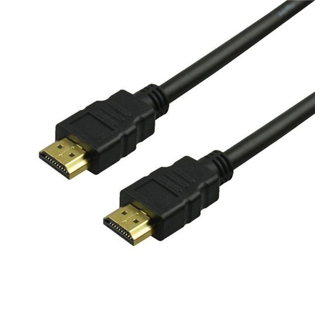Kimex - Câble HDMI 2.0, 4K 60Hz, Mâle/Mâle, Plaqué or, Longueur 15m - Câble HDMI