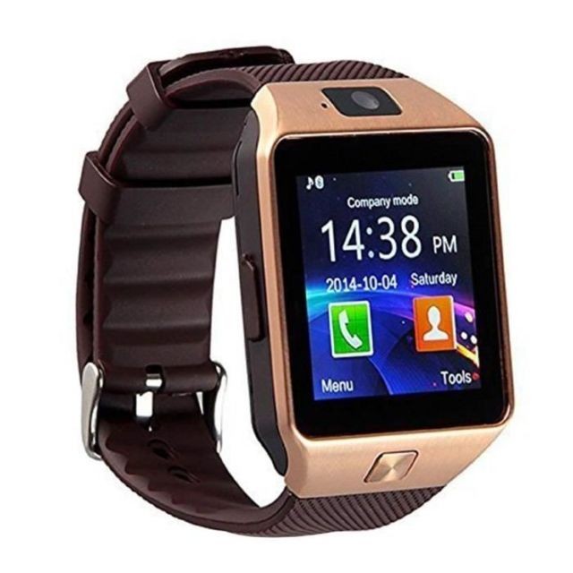 Montre connectée marque generique DZ09 Bluetooth Smart Watch Soutien SIM TF Carte Podomètre Tracker Caméra Mouvement Sédentaire Rappel Calendrier Dormir Applicable à