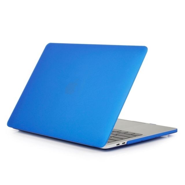Wewoo Housse Étui bleu foncé pour 2016 MacBook Pro 13,3 pouces sans barre tactile A1708 2 en 1 Coque de protection en plastique dur givré + Version Europe Ultra-mince TPU Protecteur de clavier