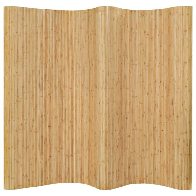 Vidaxl - Cloison de séparation Bambou 250 x 195 cm Naturel | Beige - Meubles - Séparateurs de pièces | Beige | Beige - Matériaux