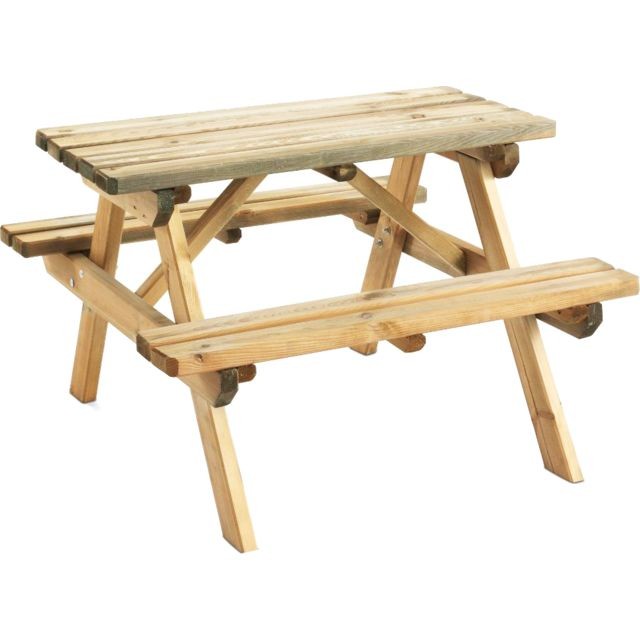Jardipolys - WAPITI Table pique-nique L. 90 cm Jardipolys   - Ensembles tables et chaises