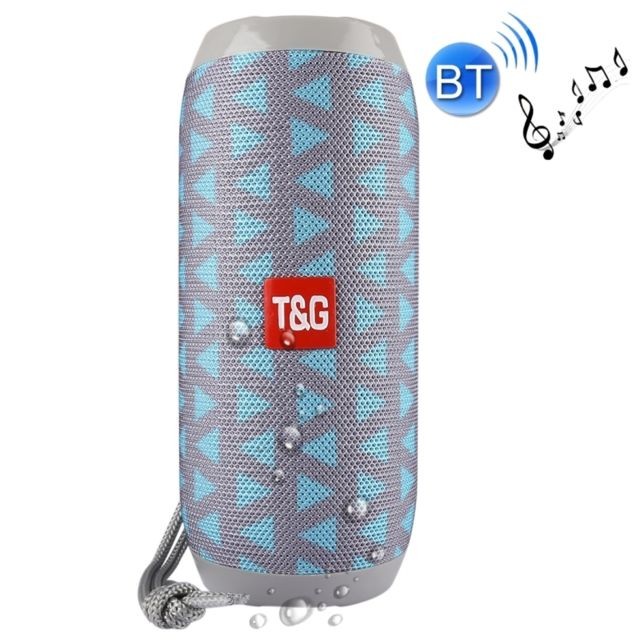 Wewoo - Enceinte Bluetooth d'intérieur bleu Haut-parleur stéréo portable, avec microphone intégré, prise en charge des appels mains libres, carte TF et AUX IN FM, distance Bluetooth: 10 m Wewoo  - Prise hifi