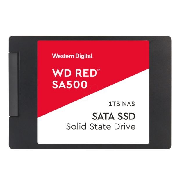Western Digital - WD RED SA500 - 1 To - 2,5"" SATA III pour NAS - 6 Go/s - Disque SSD 1000